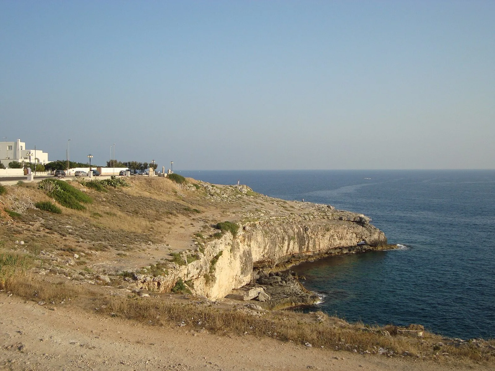La scogliera di Punta Ristola, sul Capo di Leuca